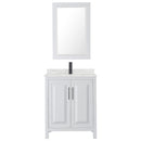 Daria 30" Free Standing Single Basin Vanity Set with Cabinet, Quartz Vanity Top, and Framed Mirror - image 15