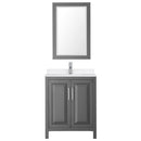 Daria 30" Free Standing Single Basin Vanity Set with Cabinet, Quartz Vanity Top, and Framed Mirror - image 16