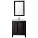 Daria 30" Free Standing Single Basin Vanity Set with Cabinet, Quartz Vanity Top, and Framed Mirror - image 21