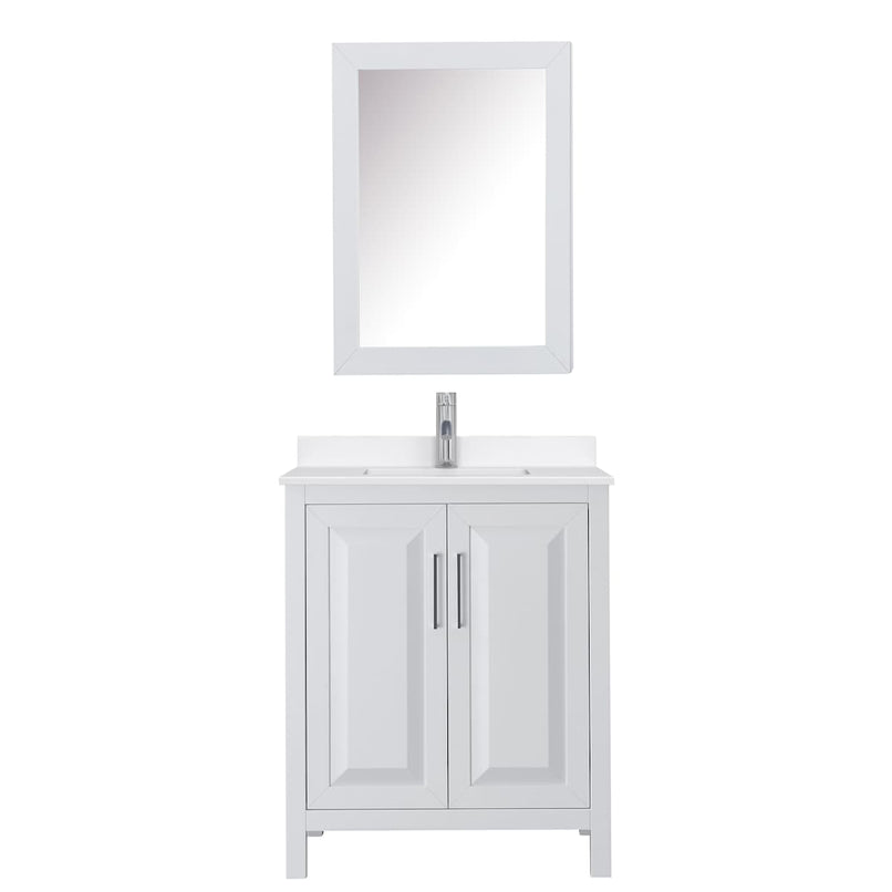 Daria 30" Free Standing Single Basin Vanity Set with Cabinet, Quartz Vanity Top, and Medicine Cabinet - image 12