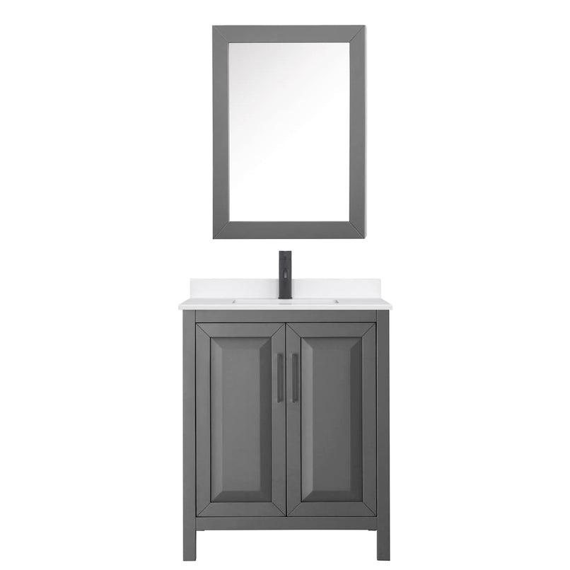 Daria 30" Free Standing Single Basin Vanity Set with Cabinet, Quartz Vanity Top, and Medicine Cabinet - image 20
