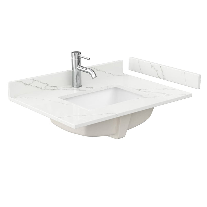 Daria 30" Free Standing Single Basin Vanity Set with Cabinet and Quartz Vanity Top - image 4