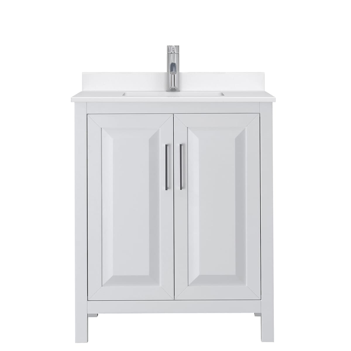 Daria 30" Free Standing Single Basin Vanity Set with Cabinet and Quartz Vanity Top