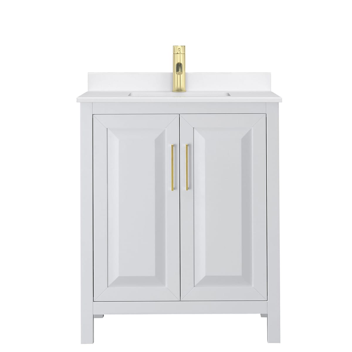 Daria 30" Free Standing Single Basin Vanity Set with Cabinet and Quartz Vanity Top
