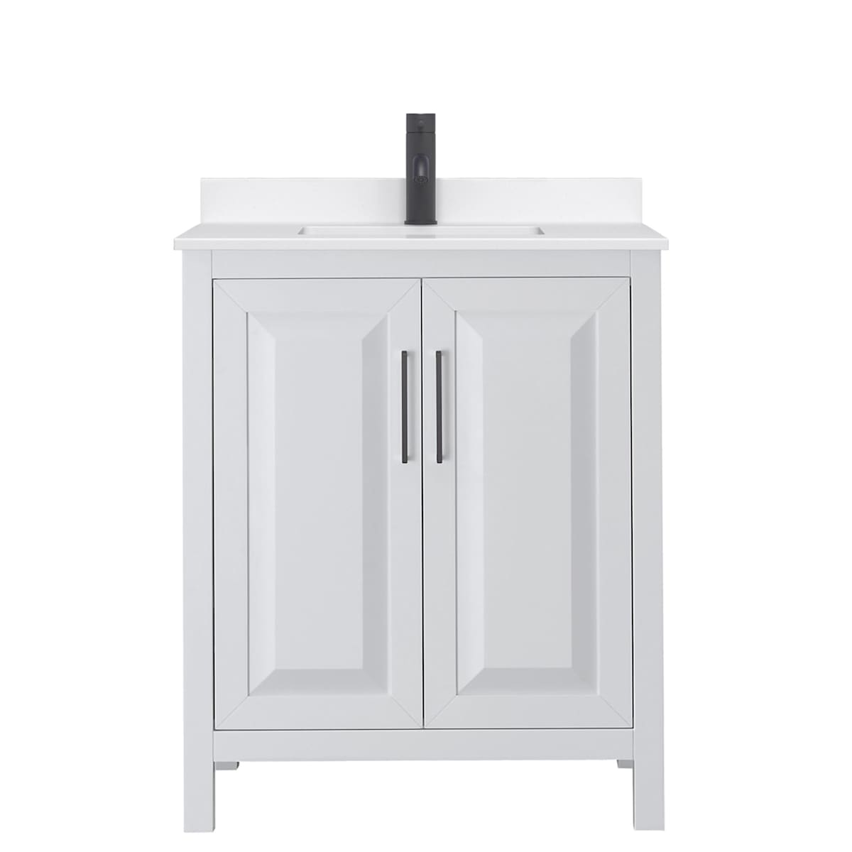 Daria 30" Free Standing Single Basin Vanity Set with Cabinet and Quartz Vanity Top