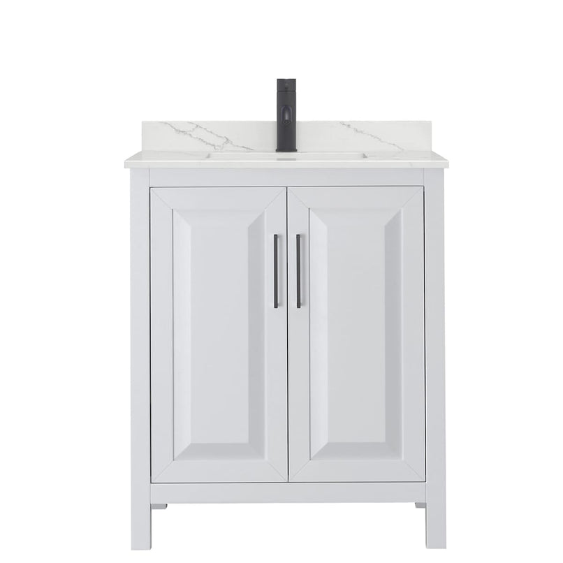 Daria 30" Free Standing Single Basin Vanity Set with Cabinet and Quartz Vanity Top - image 11