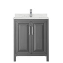 Daria 30" Free Standing Single Basin Vanity Set with Cabinet and Quartz Vanity Top - image 13