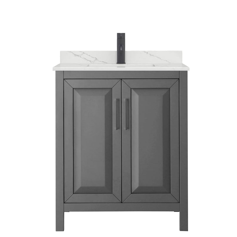 Daria 30" Free Standing Single Basin Vanity Set with Cabinet and Quartz Vanity Top - image 15