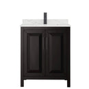 Daria 30" Free Standing Single Basin Vanity Set with Cabinet and Quartz Vanity Top - image 17