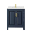Daria 30" Free Standing Single Basin Vanity Set with Cabinet and Quartz Vanity Top - image 21