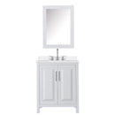 Daria 30" Free Standing Single Basin Vanity Set with Cabinet, Quartz Vanity Top, and Medicine Cabinet - image 9