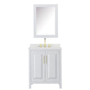 Daria 30" Free Standing Single Basin Vanity Set with Cabinet, Quartz Vanity Top, and Medicine Cabinet - image 15