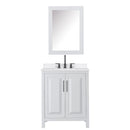 Daria 30" Free Standing Single Basin Vanity Set with Cabinet, Quartz Vanity Top, and Medicine Cabinet - image 16