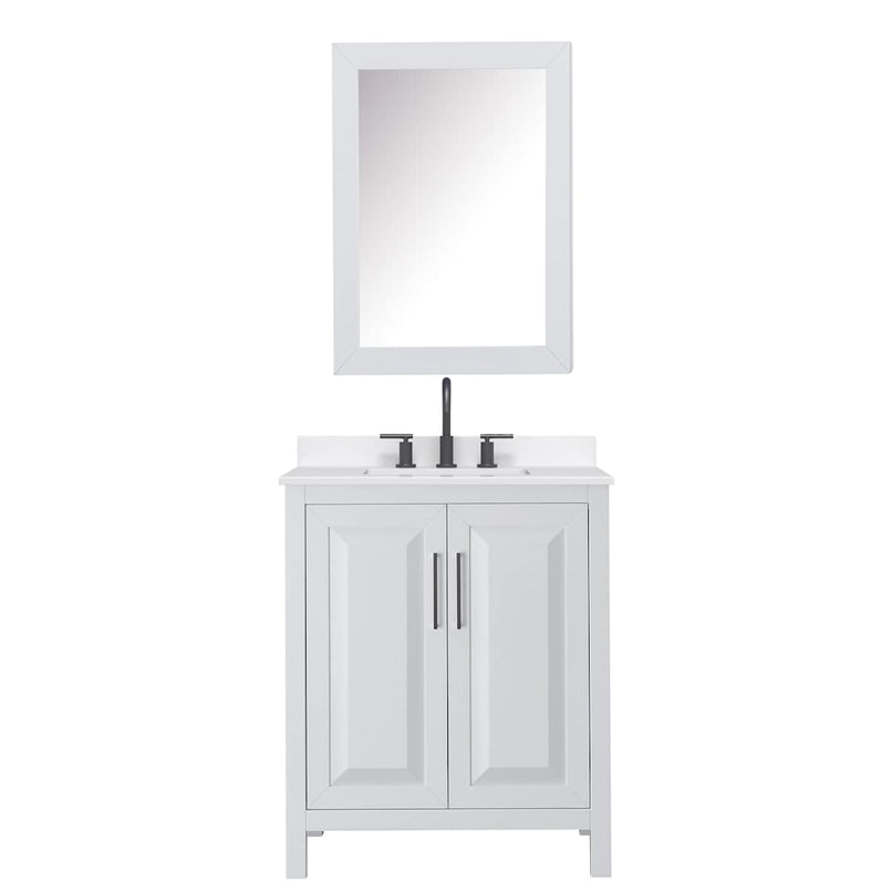 Daria 30" Free Standing Single Basin Vanity Set with Cabinet, Quartz Vanity Top, and Medicine Cabinet - image 16