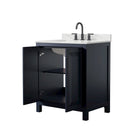 Daria 30" Free Standing Single Basin Vanity Set with Cabinet and Quartz Vanity Top - image 2