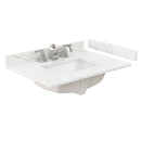 Daria 30" Free Standing Single Basin Vanity Set with Cabinet and Quartz Vanity Top - image 4