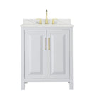 Daria 30" Free Standing Single Basin Vanity Set with Cabinet and Quartz Vanity Top - image 12