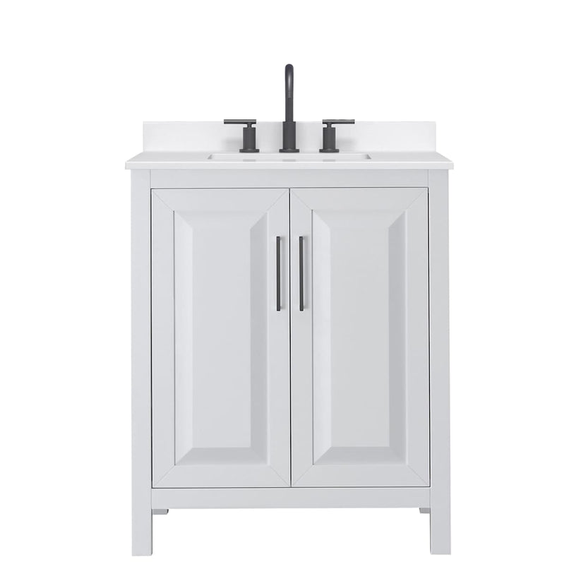 Daria 30" Free Standing Single Basin Vanity Set with Cabinet and Quartz Vanity Top - image 13