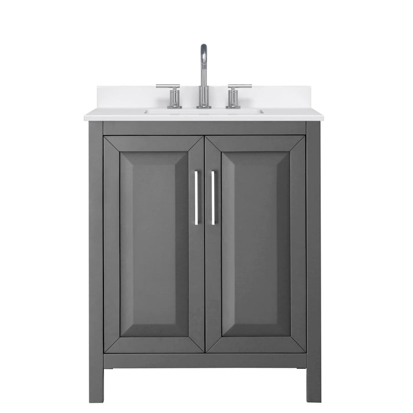 Daria 30" Free Standing Single Basin Vanity Set with Cabinet and Quartz Vanity Top - image 15