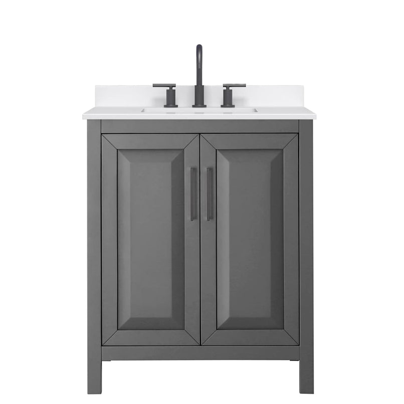 Daria 30" Free Standing Single Basin Vanity Set with Cabinet and Quartz Vanity Top - image 17
