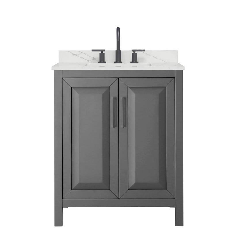 Daria 30" Free Standing Single Basin Vanity Set with Cabinet and Quartz Vanity Top - image 18