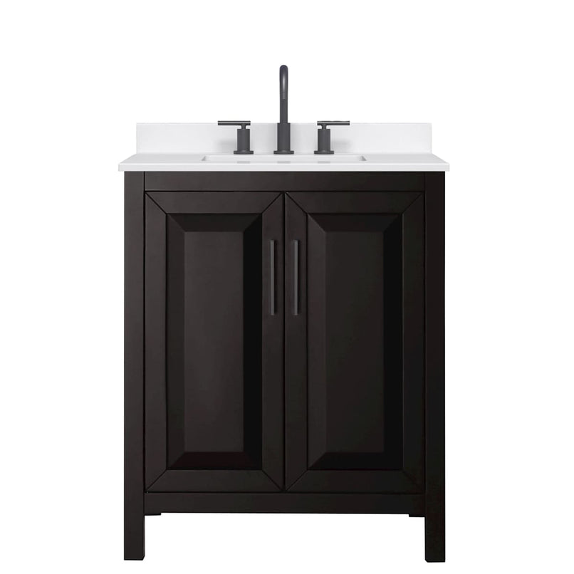 Daria 30" Free Standing Single Basin Vanity Set with Cabinet and Quartz Vanity Top - image 19