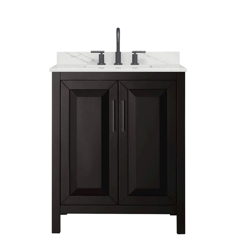 Daria 30" Free Standing Single Basin Vanity Set with Cabinet and Quartz Vanity Top - image 20