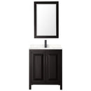 Daria 30" Free Standing Single Basin Vanity Set with Cabinet, Cultured Marble Vanity Top, and Framed Mirror - image 8