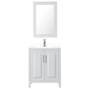 Daria 30" Free Standing Single Basin Vanity Set with Cabinet, Cultured Marble Vanity Top, and Framed Mirror - image 10