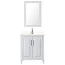 Daria 30" Free Standing Single Basin Vanity Set with Cabinet, Cultured Marble Vanity Top, and Framed Mirror - image 11