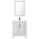 Daria 30" Free Standing Single Basin Vanity Set with Cabinet, Cultured Marble Vanity Top, and Framed Mirror - image 16