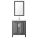 Daria 30" Free Standing Single Basin Vanity Set with Cabinet, Cultured Marble Vanity Top, and Framed Mirror - image 18