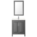 Daria 30" Free Standing Single Basin Vanity Set with Cabinet, Cultured Marble Vanity Top, and Framed Mirror - image 19