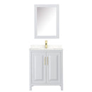 Daria 30" Free Standing Single Basin Vanity Set with Cabinet, Cultured Marble Vanity Top, and Medicine Cabinet - image 3
