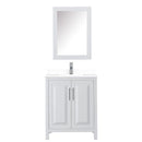 Daria 30" Free Standing Single Basin Vanity Set with Cabinet, Cultured Marble Vanity Top, and Medicine Cabinet - image 8