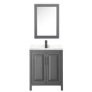 Daria 30" Free Standing Single Basin Vanity Set with Cabinet, Cultured Marble Vanity Top, and Medicine Cabinet - image 20