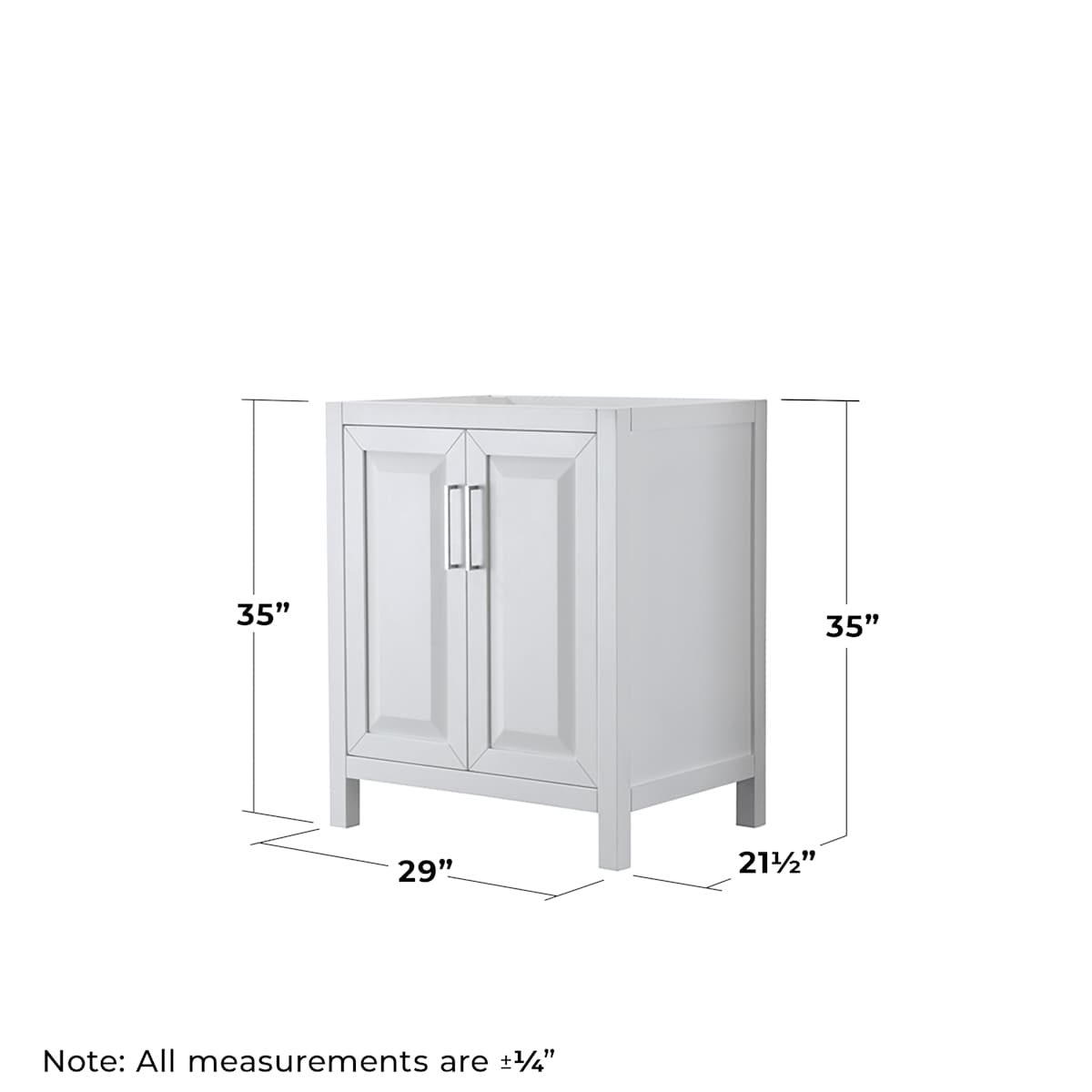 Daria 29" Single Free Standing Vanity Cabinet - Less Vanity Top - image 11