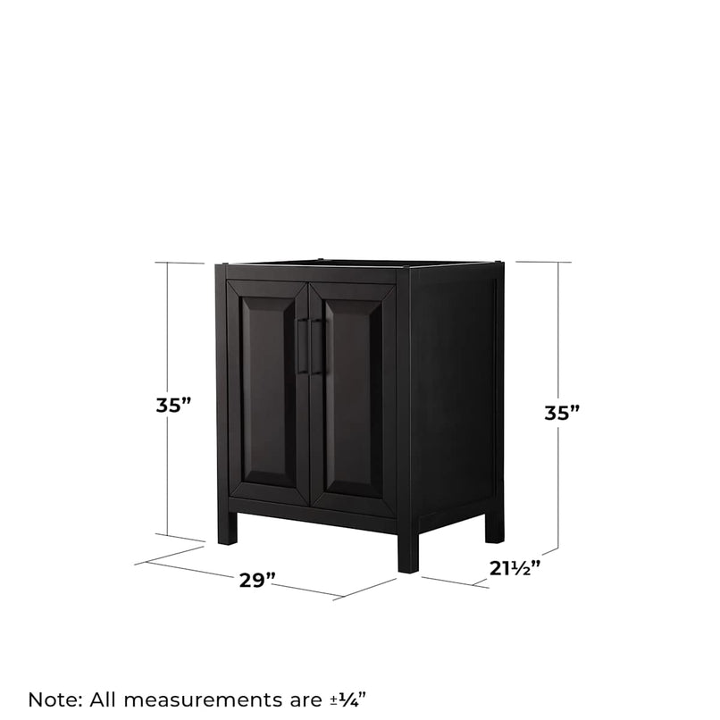 Daria 29" Single Free Standing Vanity Cabinet - Less Vanity Top - image 7