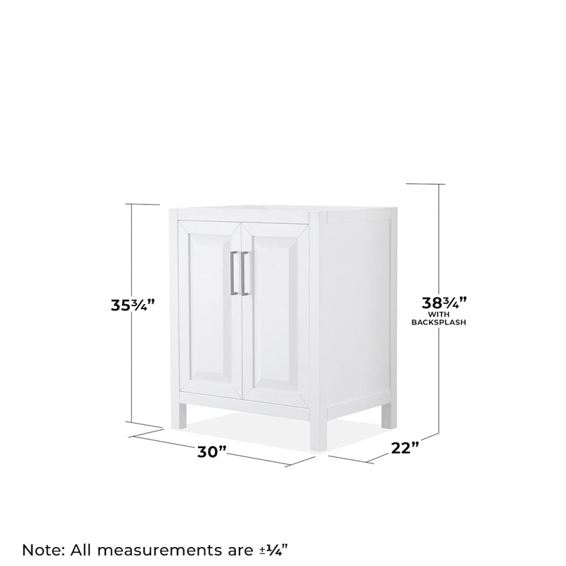 Daria 29" Single Free Standing Vanity Cabinet - Less Vanity Top - image 9
