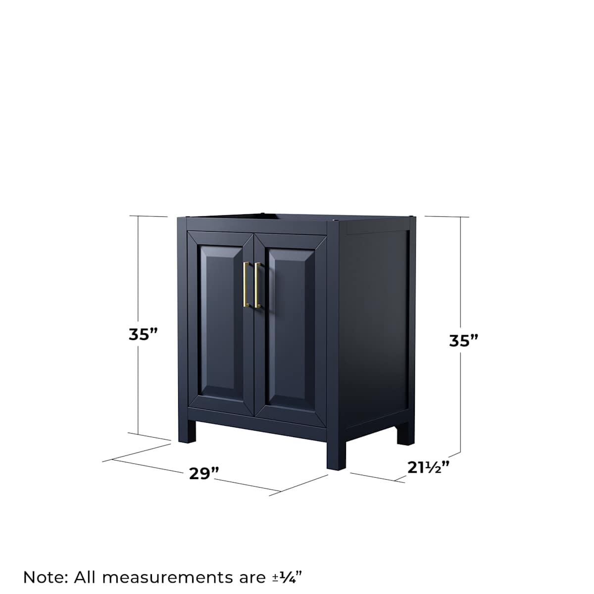 Daria 29" Single Free Standing Vanity Cabinet - Less Vanity Top - image 21