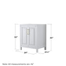 Daria 29" Single Free Standing Vanity Cabinet Only - Less Vanity Top - image 2