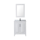 Daria 30" Free Standing Single Vanity Set with MDF Cabinet, Marble Vanity Top, Undermount Sink, and Framed Mirror - image 7