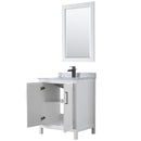 Daria 30" Free Standing Single Vanity Set with MDF Cabinet, Marble Vanity Top, Undermount Sink, and Framed Mirror - image 19