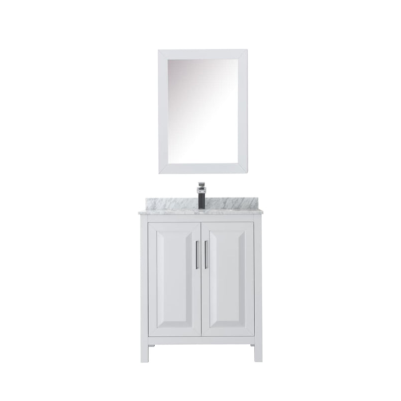 Daria 30" Free Standing Single Vanity Set with MDF Cabinet, Marble Vanity Top, Undermount Sink, and Medicine Cabinet - image 10