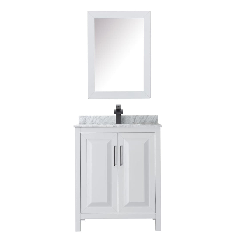Daria 30" Free Standing Single Vanity Set with MDF Cabinet, Marble Vanity Top, Undermount Sink, and Medicine Cabinet - image 11