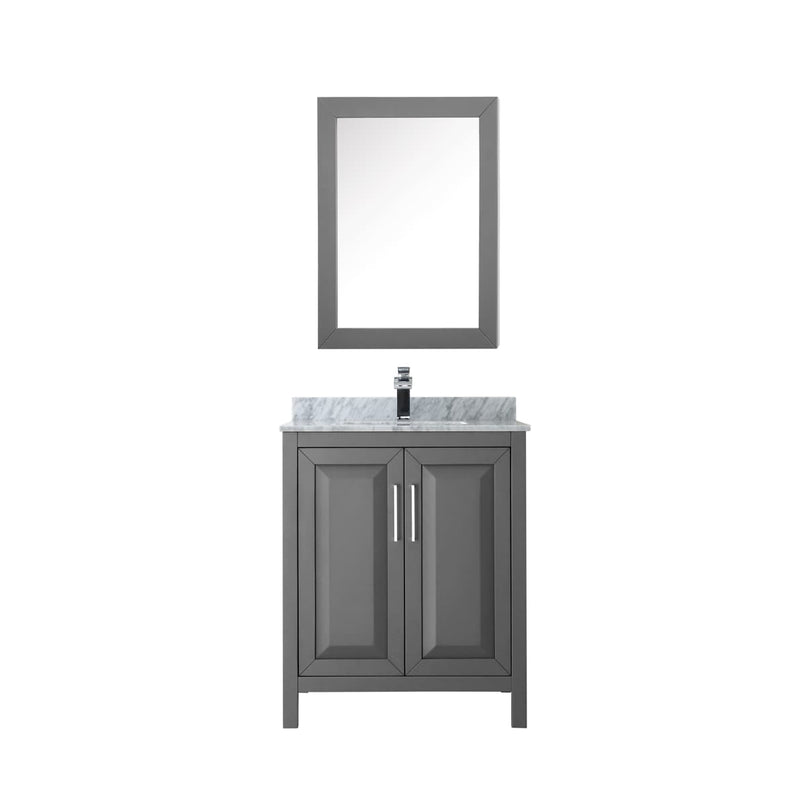 Daria 30" Free Standing Single Vanity Set with MDF Cabinet, Marble Vanity Top, Undermount Sink, and Medicine Cabinet - image 12