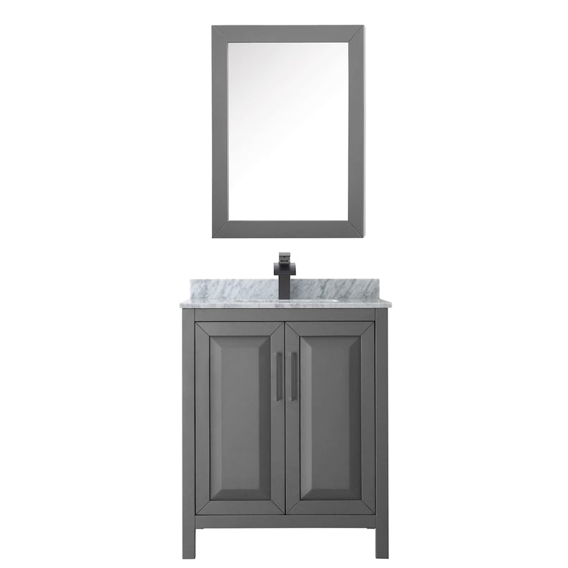 Daria 30" Free Standing Single Vanity Set with MDF Cabinet, Marble Vanity Top, Undermount Sink, and Medicine Cabinet - image 13