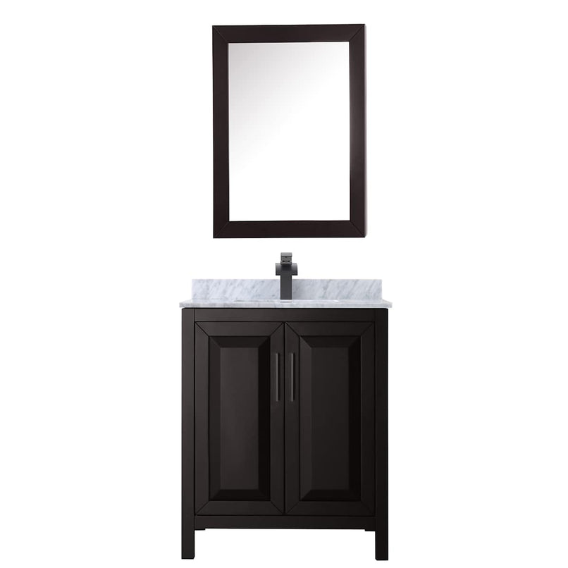Daria 30" Free Standing Single Vanity Set with MDF Cabinet, Marble Vanity Top, Undermount Sink, and Medicine Cabinet - image 14