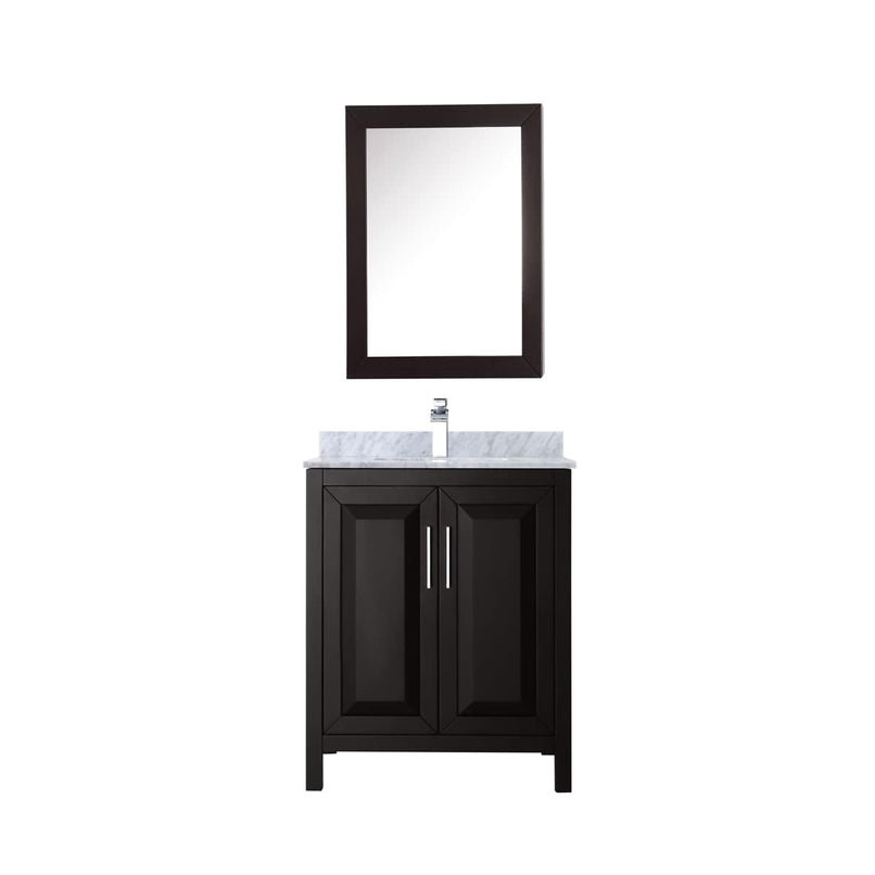 Daria 30" Free Standing Single Vanity Set with MDF Cabinet, Marble Vanity Top, Undermount Sink, and Medicine Cabinet - image 15