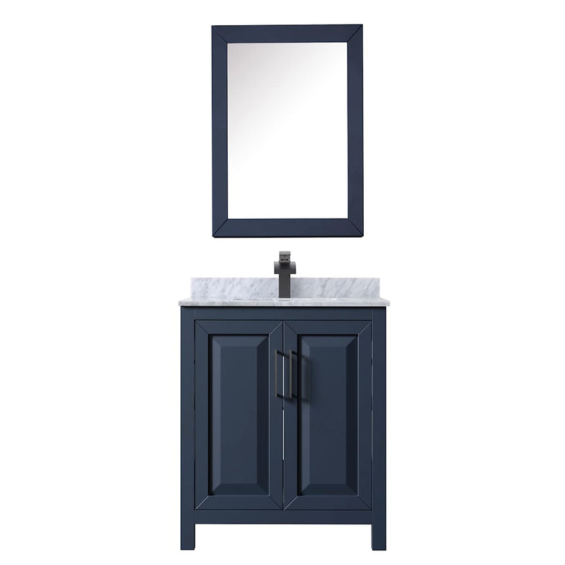 Daria 30" Free Standing Single Vanity Set with MDF Cabinet, Marble Vanity Top, Undermount Sink, and Medicine Cabinet - image 16
